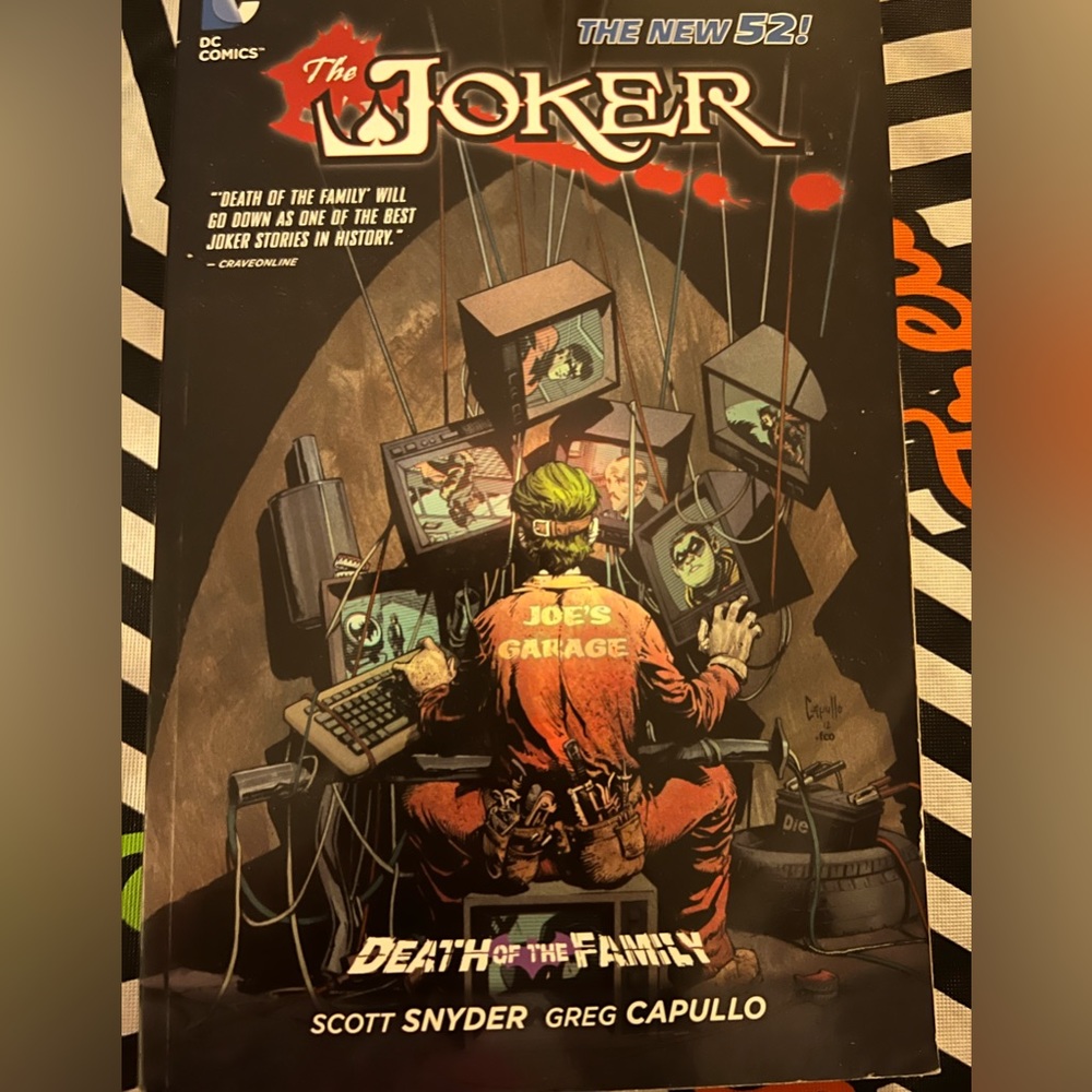 Joker graphic novel. No creases. Like new